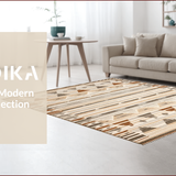 Ultra Soft Area Rug, Non Slip, Stain Resistant, Washable Area Rugs for Living Room, Bedroom, Elegant Beige Abstract Features(Beige)