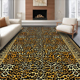 Ultra Soft Area Rug, Non Slip, Stain Resistant, Washable Area Rugs for Living Room, Bedroom, Vibrant Earth Tones Animal Design(Beige)