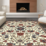 Lush Abstract Artistry in Blue(Beige)