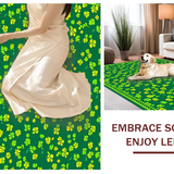 Classic Green and White Geometric Style(Green)
