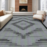 Striking Ogee Patterned Accent(Black)