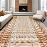 Ultra Soft Area Rug, Non Slip, Stain Resistant, Washable Area Rugs for Living Room, Bedroom, Fun Playful Western Print Design(Beige)