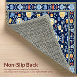 Transitional Earth Tone Medallion Design(Blue)