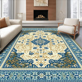 Beige Blue Kitchen Area(Beige)