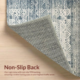 Contemporary Earth Tones Geometry(Blue)