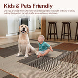 Ultra Soft Area Rug, Non Slip, Stain Resistant, Washable Area Rugs for Living Room, Bedroom, Rustic Earthy Animal Print Aesthetic(Gray)
