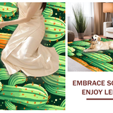 Retro Earthy Geometric Motif(Green)