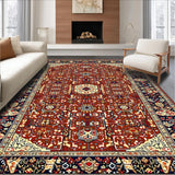 Chic Modern Ogee Style Motif(Red)