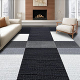Contemporary Plush Geometric Style(Black)