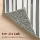 Minimalist Cream and Black Stripes(Black)