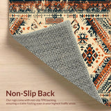 Ultra Soft Area Rug, Non Slip, Stain Resistant, Washable Area Rugs for Living Room, Bedroom, Distressed Vintage Beige Living Room Non-Slip Rug(Beige)