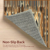 Ultra Soft Area Rug, Non Slip, Stain Resistant, Washable Area Rugs for Living Room, Bedroom, Contemporary Faux Fur Wildlife Print(Brown)
