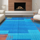 Dynamic Artistic Striped Visuals(Blue)