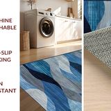 Subtle Tiled Motif in Cool Hues(Blue)