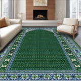 Contemporary Quilted Symmetrical(Green)
