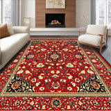 Chic Modern Abstract Floral(Red)