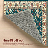 Artistic Teal and Orange Motif(Blue)