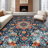 Sophisticated Faded Linear Design(Blue)