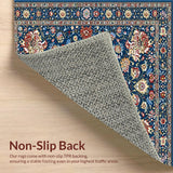 Graceful Low Pile Patterned Beauty(Blue)