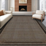 Ultra Soft Area Rug, Non Slip, Stain Resistant, Washable Area Rugs for Living Room, Bedroom, Elegant Neutral Animal Print Design(Brown)