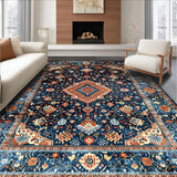 Luxurious Abstract Colorful Motif(Blue)