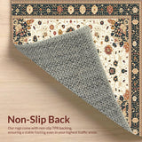 Ultra Soft Area Rug, Non Slip, Stain Resistant, Washable Area Rugs for Living Room, Bedroom, Rustic Tan Fluffy for Office(Beige)