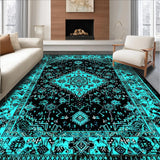 Sophisticated Black Teal Harmony(Black)