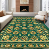Ultra Soft Area Rug, Non Slip, Stain Resistant, Washable Area Rugs for Living Room, Bedroom, Boho Area(Green)