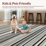 Elegant Black Cream Geometric Design(Black)