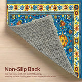 Lively Vintage Lattice Composition(Blue)