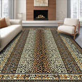 Ultra Soft Area Rug, Non Slip, Stain Resistant, Washable Area Rugs for Living Room, Bedroom, Charming Cartoon Animal Motif(Black)