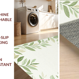 Elegant Earth Tones Leaf Design(Beige)