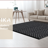 Sleek Modern Geometric Motif(Black)