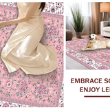 Delicate Plush Medallion Touch(Pink)