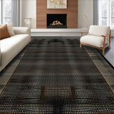 Ultra Soft Area Rug, Non Slip, Stain Resistant, Washable Area Rugs for Living Room, Bedroom, Classic Warm Toned Animal Print(Brown)