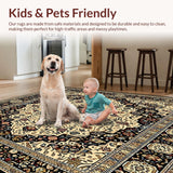 Intricate Area for Wooden Steps Beige Brown(Beige)