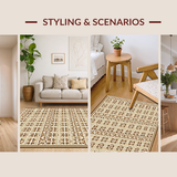 Classic Geometric Sophisticated Look(Beige)