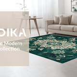 Cozy Dark Green Lattice Style(Green)