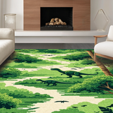 Cheerful T Rex and Friends Layout(Green)