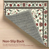 Vibrant Botanical Green Elegance(Ivory)