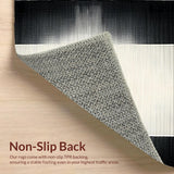 Elegant Black and Ivory Geometric Fusion(Beige)