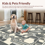 Contemporary Dark Gray Lattice Style(Black)