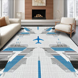 Dynamic Black and Blue Skyscape(Gray)