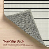 Chic Abstract Dual Tone Lines(Black)