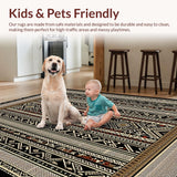 Contemporary Abstract Geometric Weave(Black)