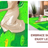 Joyful Cartoon Character Look(Green)