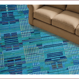 Chic Geometric Blush Aesthetic(Blue)
