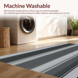 Elegant Contemporary Striped Design(Black)