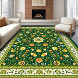 Vibrant Floral Tiled Aesthetic(Green)
