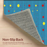 Cheerful Multi Hued Circular Design(Blue)